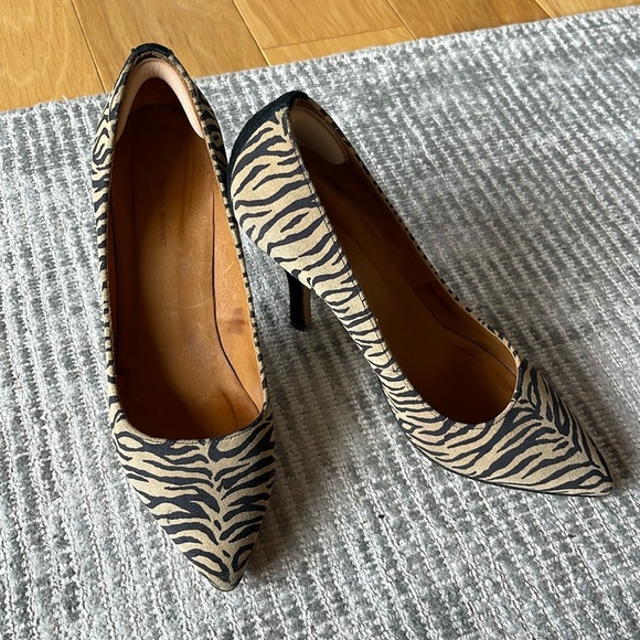 Isabel Marant Tiger Stripe Heels 37 - Picture 2 of 5